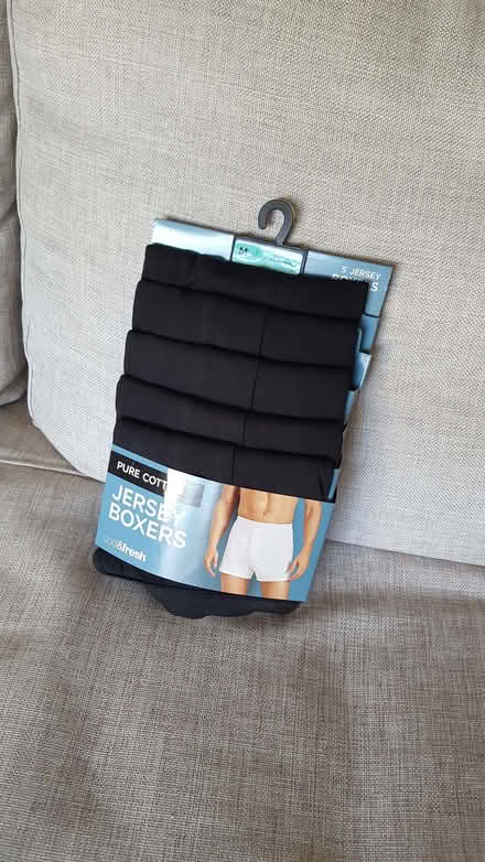 Photo of free M & S Jersey Boxers - Black (Cutteslowe OX2) #1