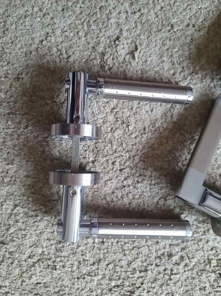 Photo of free 3 x door handles (Warden Hill GL51) #3