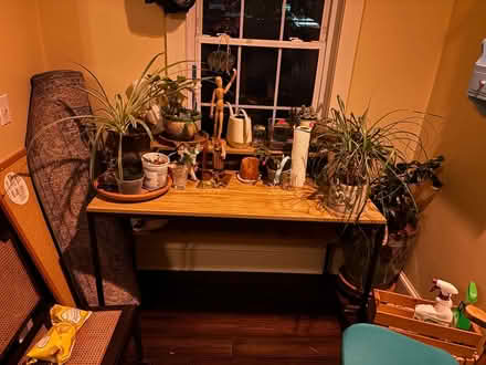 Photo of free Wood and metal desk (Near Chelmsford Center) #1