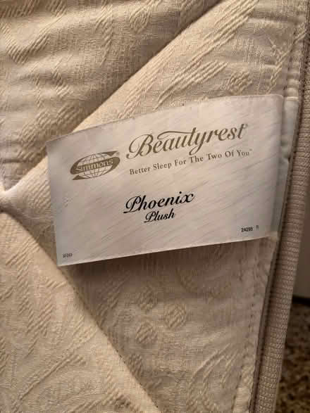 Photo of free Twin mattress w/ box spring & frame (Redwood City) #2