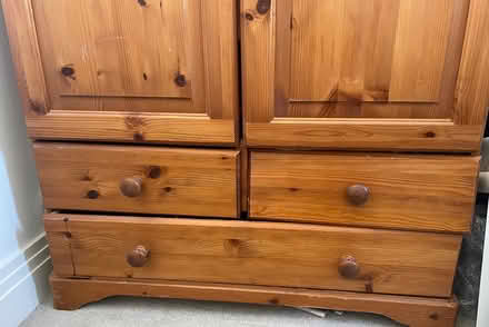 Photo of free Solid wooden wardrobe (Benson, Wallingford OX10) #1