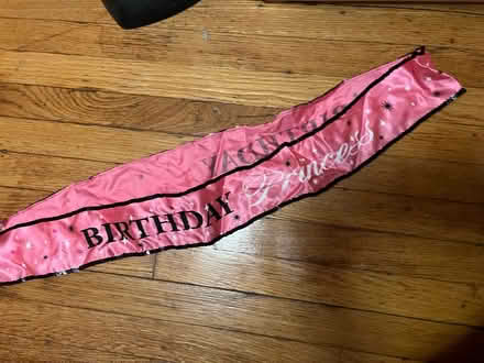 Photo of free Birthday princess sash (Winter Hill) #2