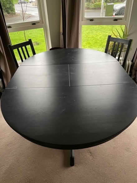 Photo of free Extendable table and two chairs (Kelvinside G12) #2