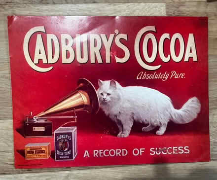 Photo of free Tin Sign, Cadbury Cat (High Bentham LA2) #1