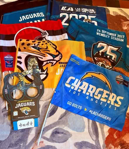 Photo of free NFL London Games Flags and Merch (Oswestry SY11) #1
