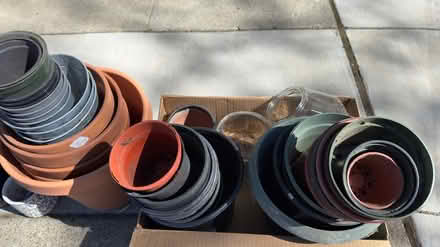 Photo of free LOTS garden plant pots, all sizes (Eagle Hill) #2