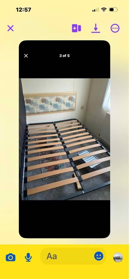 Photo of free Double mattresses and bed frame (Leven, Fife) #2