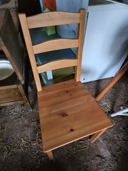 Photo of free Simple ikea wooden chair (Mortimers Cross HR6) #1