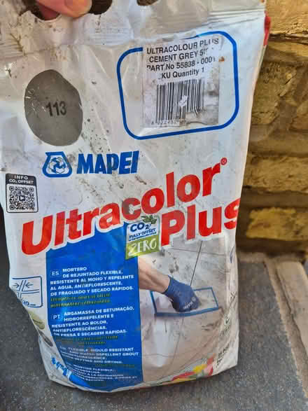 Photo of free 5 Kg brand new grey grout bag (Teddington TW11) #1