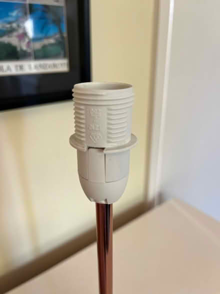 Photo of free Rose gold lamp base bulb E14 (Henley-on-Thames RG9) #2
