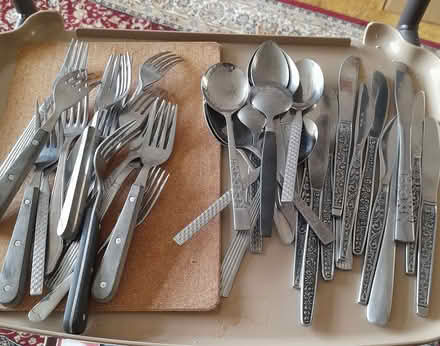 Photo of free Bag ùsd table cutlery. Approx 3 doz pieces. Forks, knives, (Gobowen SY10) #1