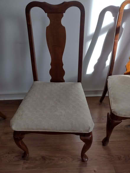Photo of free 4 dining room chairs- NOTE currently in Chelmsford (Alresford CO7) #2