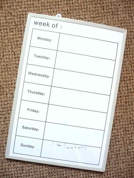 Photo of free Weekly white board. (Bridlington YO16) #1