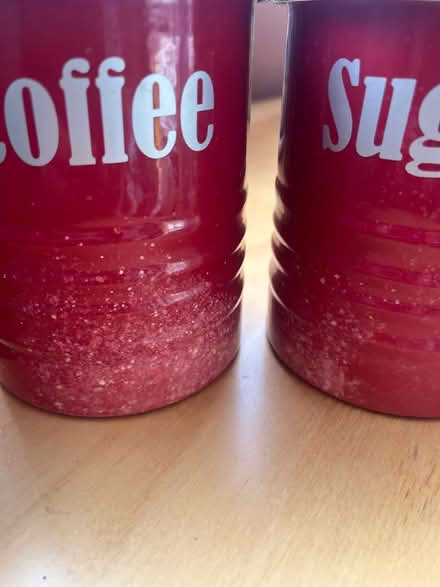 Photo of free Canisters for tea, coffee and sugar (Whiteway, Bath) #2