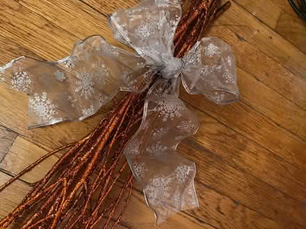 Photo of free Orange sparkle stick decoration (Winter Hill) #1