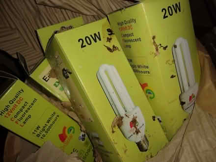 Photo of free Small Solar Panels and Low Volt Compact Fluorescent lights (Central Watford WD18) #1