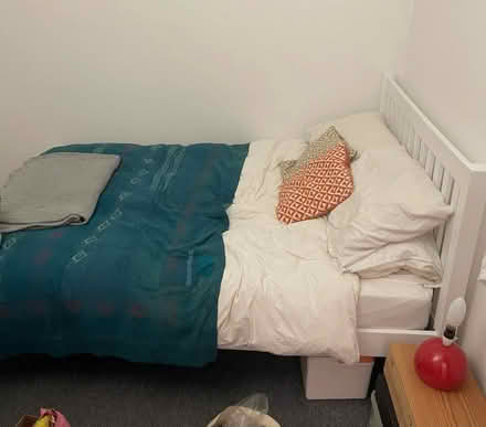 Photo of free Double bed frame & mattress (Askew Rd W12) #1