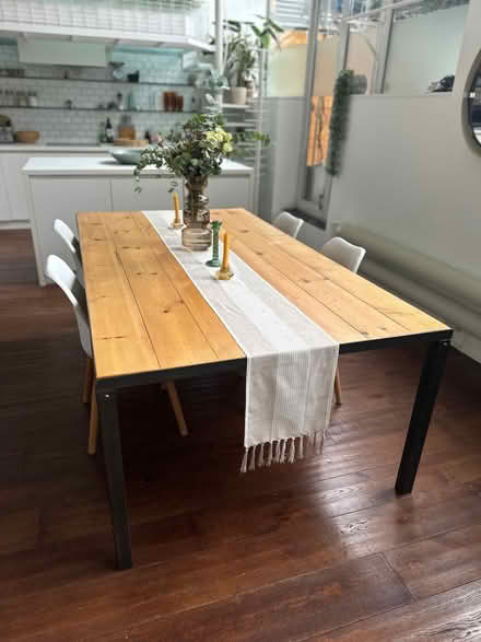 Photo of free industrial dining table (Highbury N5) #2