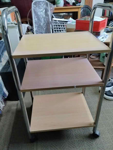 Photo of free 3 tier trolley on wheels (Stocksbridge S36) #1