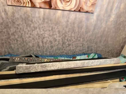 Photo of free grey double bed and mattress (Toxteth) #3