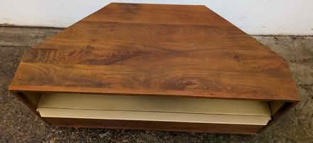 Photo of free Made.com corner TV stand mango wood (Falconwood DA16) #3