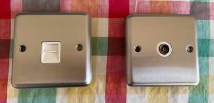 Photo of free Stainless steel socket plates (Wantage OX12) #1