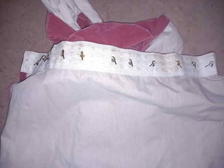 Photo of free Velour pink set of long curtains (Lewisham SE13) #2