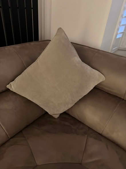 Photo of free 2 x Next Stone 59 x 59cm Soft Velour Cushion (ME9) #1