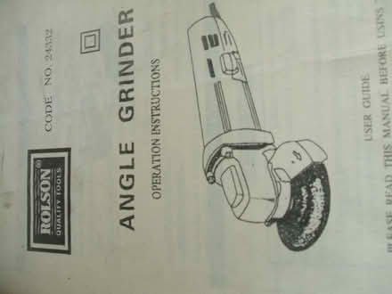 Photo of free Angle grinder (Molesey KT8) #3