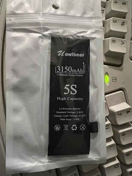 Photo of free iPhone 5s battery NEW (Daytona - Clyde Morris/Beville) #1