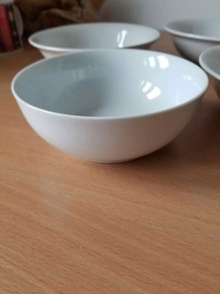 Photo of free 4x white bowls (Gloucester) #3