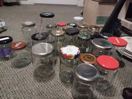 Photo of free collection of empty jars with lids (Station Area RG21) #1