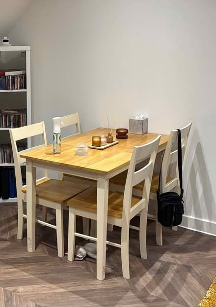 Photo of free Table and 4 Chairs Solid Wood (CT5) #1