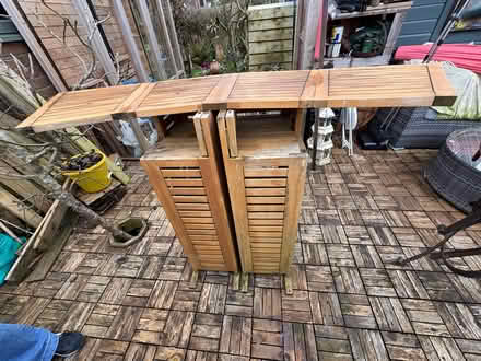Photo of free Outdoor wooden bar (Glazebrook, WA3) #4