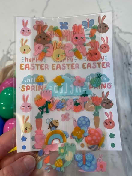 Photo of free Plastic Easter eggs, stickers/wraps (Skokie) #2