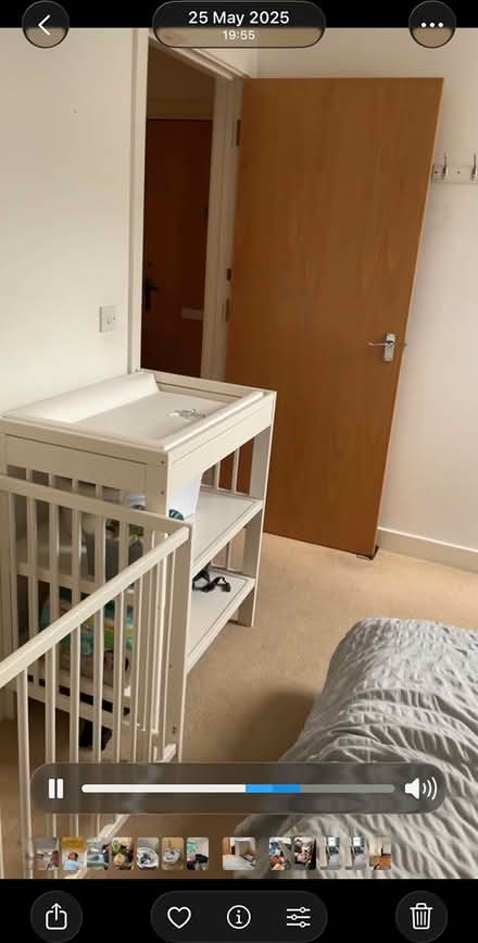 Photo of free Baby table changing ,And a cot (N15 6JX) #1