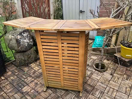 Photo of free Outdoor wooden bar (Glazebrook, WA3) #1