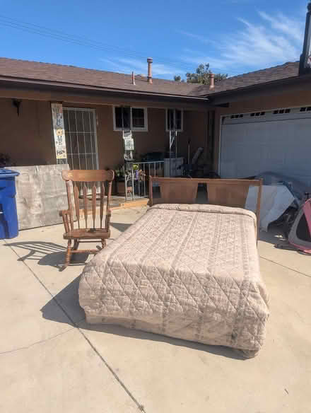 Photo of free Matching bed set and rocking chair (Near Cypress College) #1