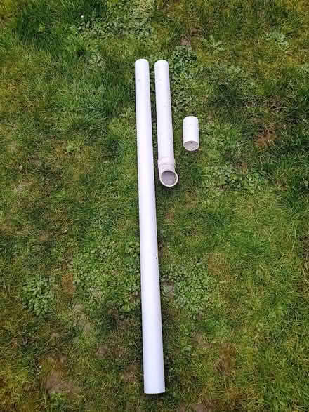 Photo of free Downpipe guttering in white (Blandford DT11) #1