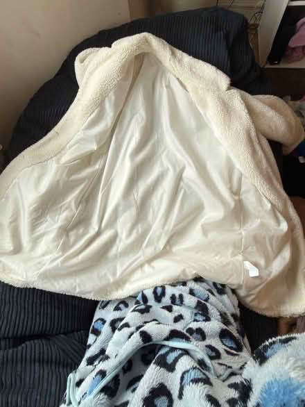 Photo of free White fluffy Jacket (Levenshulme M19) #3