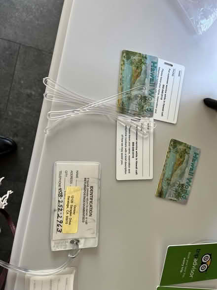Photo of free TAGS for your luggage (Prospect and DeAnza) #2