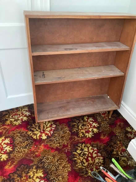Photo of free dark wooden bookcase (Drumcondra Dublin 9) #1