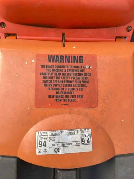 Photo of free Lawnmower (Kenilworth CV8) #2