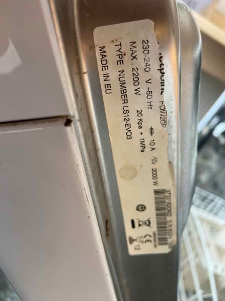 Photo of free Hotpoint Aquarius Dishwasher (Bowerham LA1) #4