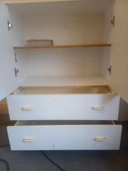 Photo of free White melamine unit (Armley LS12) #2