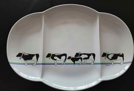 Photo of free Cow-themed platter (Rockville) #1