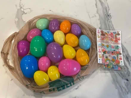 Photo of free Plastic Easter eggs, stickers/wraps (Skokie) #1