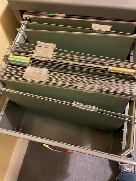 Photo of free Two drawer filing cabinet (West Blatchington BN3) #3