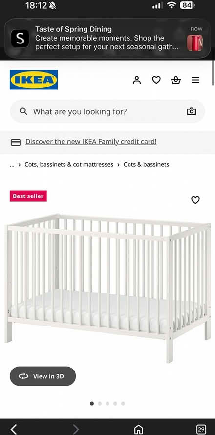 Photo of free Baby table changing ,And a cot (N15 6JX) #3