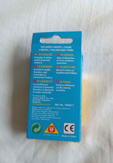 Photo of free Pack of Galt chalks - 10 pieces (Westbury Fields BS9) #1